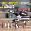 Berkling BSG-2000 Cordless Butane Soldering Torch Kit, 5-Way Adjustable Head,