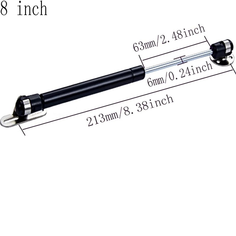 8" Length Gas Strut, 30N/7 lb Hydraulic Air Prop Lift