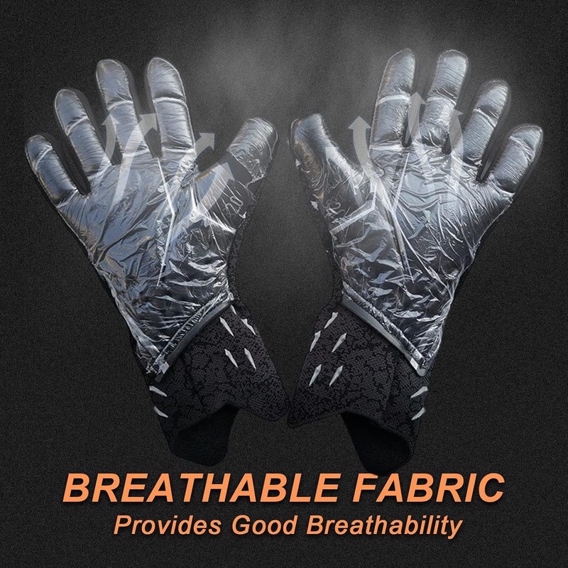 Aaivnmd Goalkeeper Gloves Children, Boys Training Gloves, Double Protection, Strong
