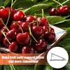 YEJAHY Pack of 2 Cherry Pitters, Stainless Steel Corer, Cherry