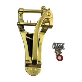 Byttlerom Gold LP Vibrato Tailpiece String Tremolo Bridge for Electric Guitar with Vibrato Arm Easy to Use