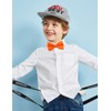 Alizeal Pre-tied Boy's Bow Tie Fancy Plain Adjustable Bow ties,