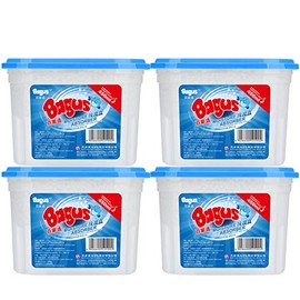 Bagus 4 Packs Moisture Absorber Boxes 10.5oz, Moisture Absorber for Closet Deodorizer, Efficient Moisture Absorber Bucket, Damp rid Attracts Extra Moisture from Closets & Kitchens,Bathrooms, Storage