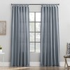 Archaeo Washed Cotton Twist Tab Curtain, 52" x 95", Storm