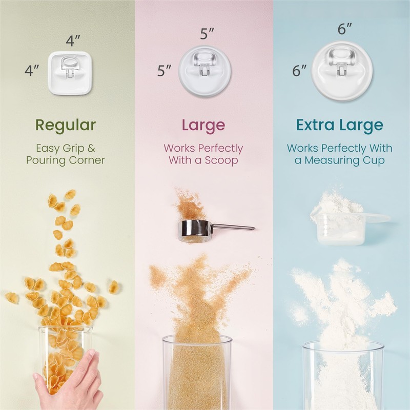 Felli Flip Tite Airtight Storange Container for Pantry Kitchen (1,