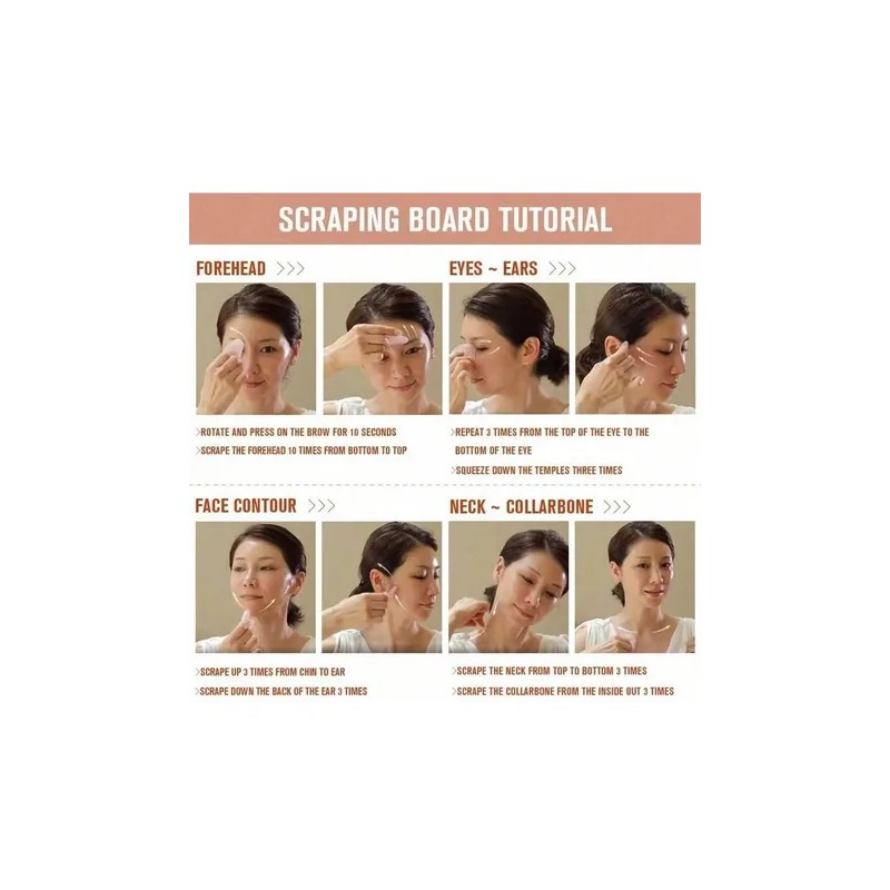 Rodillo Facial Y Gua Sha Herramientas Para El Cuidado Facial