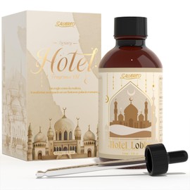SALUBRITO Hotels Lobby Essential Oil 4 Fl.Oz (120ml), Pure & Natural Fragrance Oils, Luxury Hotel Oil for Diffuser, Candle & Soap Making, Strong Scented Oil