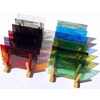 LITMIND 12 Sheets Smooth Translucent Texture Stained Glass Variety Pack