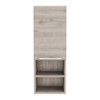 TUHOME Mila Bathroom Cabinet - Light Gray - Material Engineered