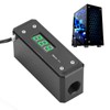 Water Cooling Digital Thermometer G1/4 Black Panel Red Blue Green