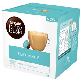 NESCAFÉ Dolce Gusto Flat White Coffee Pods - total of 48 Coffee Capsules - Creamy Coffee Flavour (3 Packs)