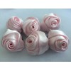 Unbranded Rose Shaped Lapel Stud Pin - Soft Pink Silky