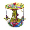 O012 Tin Toy Ornament Carousel Merry Go Round Christmas Tree