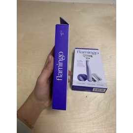 2x Flamingo Women's 5 Blade Shaving Razor(1 Handle/2 Cartridges + Shower Holder)