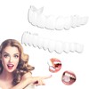 2 Pairs, Men's and Women's Temporary Cosmetic Confident Smile, Nature