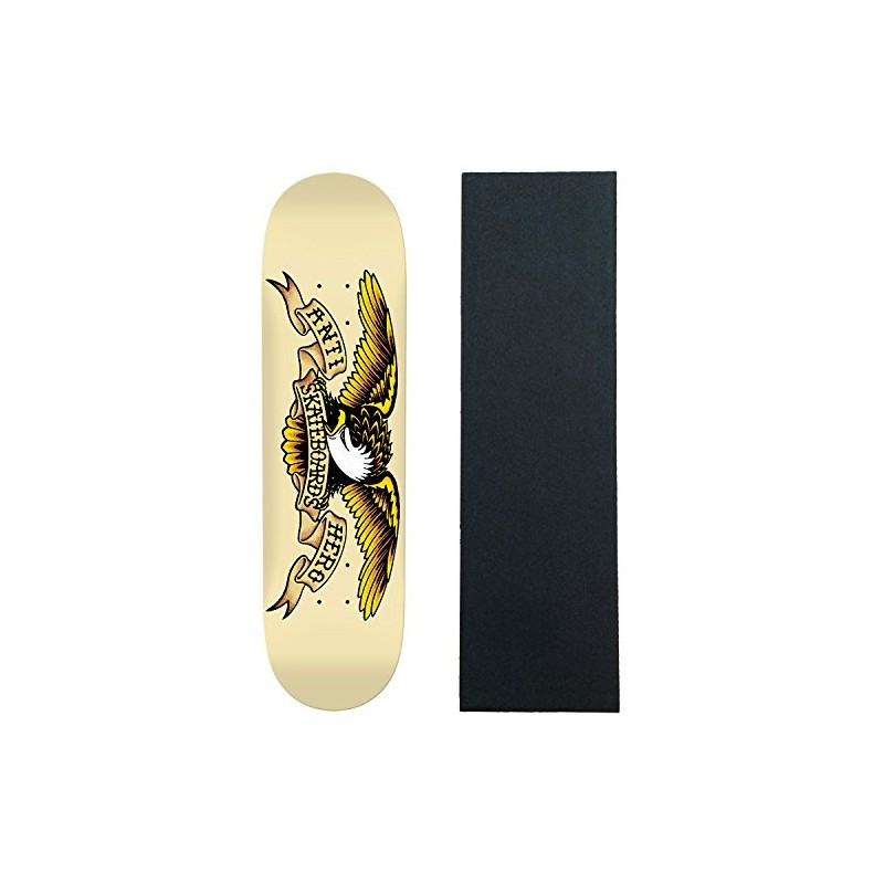 Anti Hero Skateboard Deck Classic Eagle Cream 8.62" with Griptape