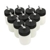 ABEST 10 x 22CC Airbrush Jars with 10pcs Adapter Cap