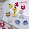 Nail Art Face & Butt Shaped Character Parts (2 Pieces) - 9 Types / 네일아트 얼굴 엉덩이 모양 케릭터 파츠 2개입 9종