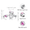 Cute Cat Ring Sterling Silver: 925 Adjustable Cute Kitty Animal
