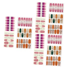 Baluue 30sheets Nail Art Sticker Kit Nail Decals Stickers for Women Pe Material