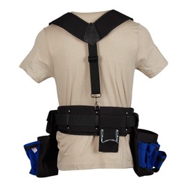 BOULDER BAG Comfort Padded Suspenders. (Tool Belt NOT included) High Tech Padded Suspenders w/Extreme Support and Comfort for your Tool Belt. Made by Boulder Bag. Suspenders Made in the USA