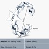 VIKILEE Women's Rings S925 Sterling Silver Rings with Letter "Star"
