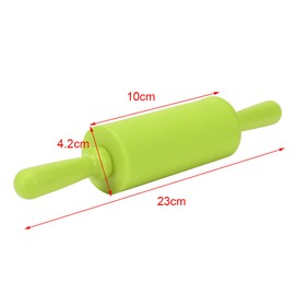 Rodillo de Silicona, Mini Rodillo Repostería 9,1 Pulgadas, Herramienta Cocina para Masa y Pastelería, Panadería, Fideos for Hornear