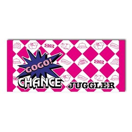 Juggler Face Towel, 13.8 x 31.5 inches (35 x 80 cm), Pink
