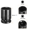 sourcing map Deep 6-Points Impact Socket 1/2" Drive 21mm Metric