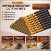Tondiamo 50 Pcs Drywall Cut Out Bit 1/4 Inch Guide
