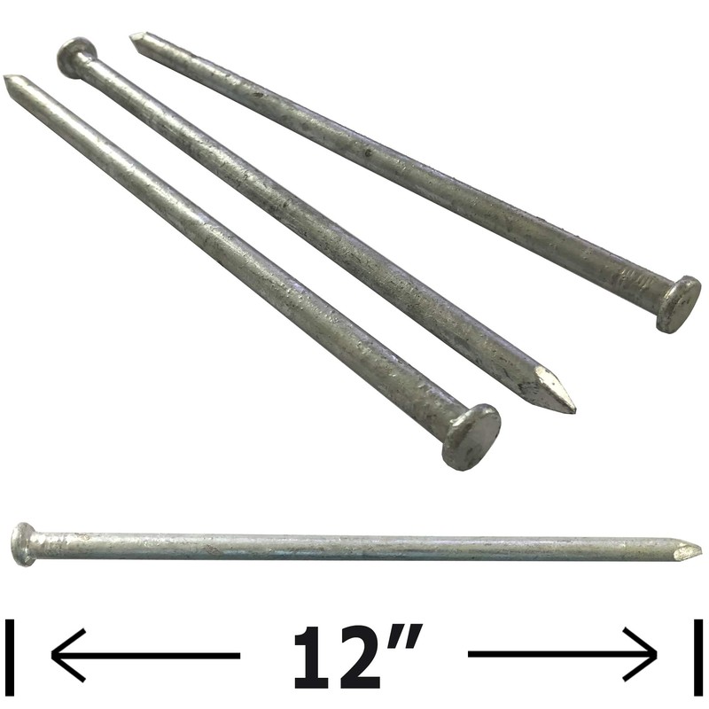 120d - Galvanized Spike nail - Outdoor rust resistant nail,