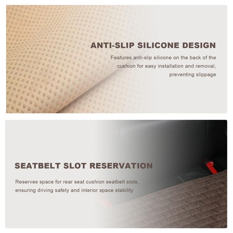 Gdnecad Car Seat Cover for Front Seats, Breathable Linen Seat