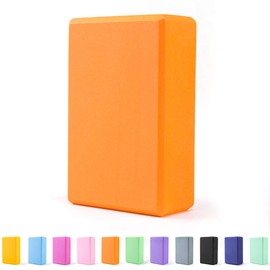 DoBetters Pilates Yoga Block Foaming Foam Brick Exercise Fitness (Orange)