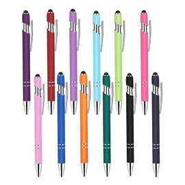 XINTANGXIA Ballpoint Pen with Touch Pen Stylus Pens Retractable Ballpoint Pen Large Capacity Metal Ballpoint Pen Set for Office and Household 1.0 mm Black Ink