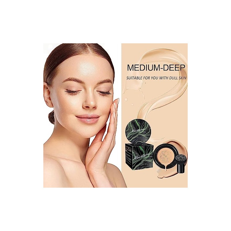 CC Cream Air Cushion Cabeza de Seta Corrector, Natural