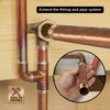 Everflow Supplies NPBR1560 6" Long Brass Nipple Pipe Fitting with