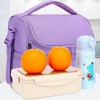 FlowFly Double Decker Cooler Insulated Lunch Bag Large Tote for