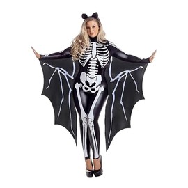 Party King Women's Battie Skeleton, XLarge Black
