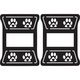 JeepTails Dog Paw Heart Tail lamp Light Covers (LED) Compatible with Jeep Wrangler JL Models (2018-Present)
