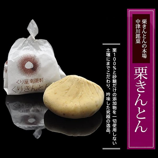Gifu Nakatsugawa Japanese Sweets Set, Gifu Nakatsugawa, 100% Chestnut, Assorted Sweets, 10 Pieces, Wrapping Furoshiki Wrapper, Kuriya Nanyoken (Normal Gift)