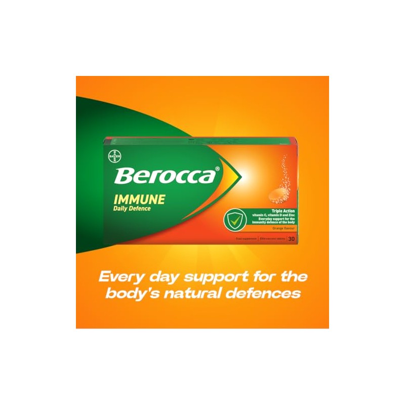 Berocca Immune Daily Defence Effervescent Tablets