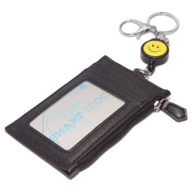 Nico-chan PR-NICOPASS Card Holder Case, IC Card Case, Concession Pass Holder, Retractable, with Reel & Key Holder, Coin Case, ID Card Holder, Work, School Commutes, Coin Purse -