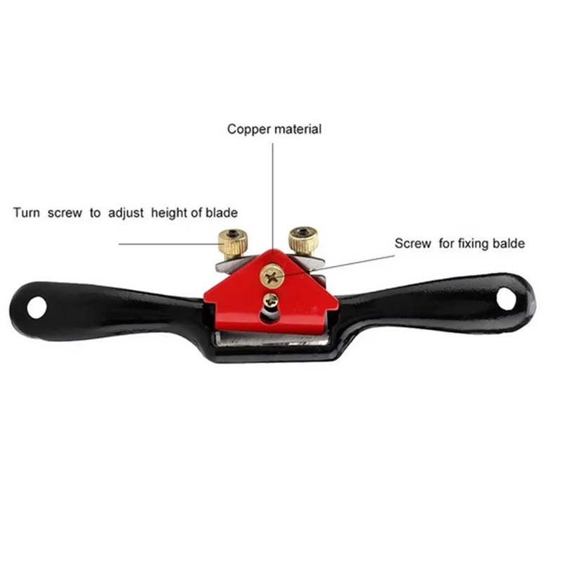 1PCS Metal Woodworking Blade Spoke Shave Manual Planer Plane Deburring