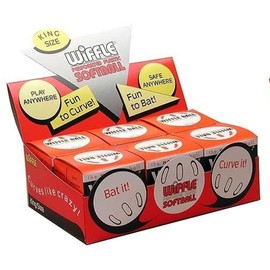 Wiffle (6) Softball Sized 12" Balls in a Countertop Display