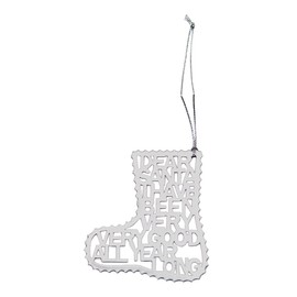 Streamline Imagined Dear Santa Stocking Ornament