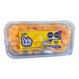 Gomitas Pela Frut Kalú Sabor Piña 160 Piezas 800g