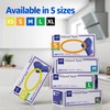 Medline FitGuard Touch Nitrile Exam Gloves, 2500 Count, Large, Powder