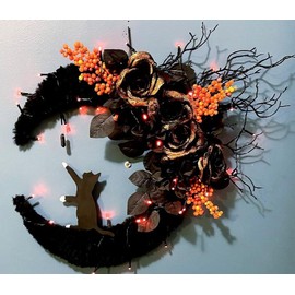 Unfinished Wood Playing Cat Shape - Craft - up to 36" 7" / 1/4"