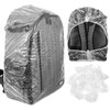 MBAIYO 10 Pack Backpack Rain Cover, Disposable Waterproof Lightweight Backpack