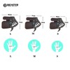 BICASTER ASA Finger Tabs Cowhide Face+Aluminum Plate for Olympic Recurve
